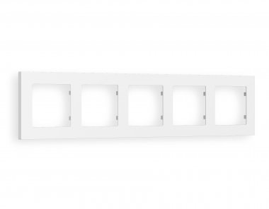 Фотография товара 'Ambrella AF220125 Рамка ALFA Techno (Белый матовый) 5-ая'