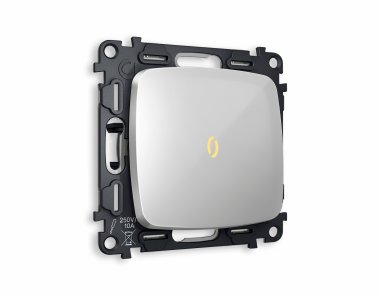 Фотография товара 'Ambrella MO402010 Комплект механизма 1-клавишного выключателя с подсветкой 3200K'