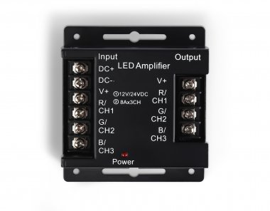 Фотография товара 'Ambrella GS11801 Усилитель для светодиодных лент RGB 24A 12V'