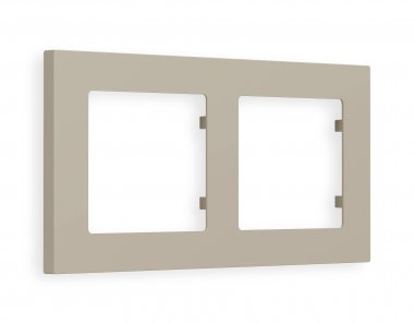 Фотография товара 'Ambrella AF220362 Рамка ALFA Techno (Серо-бежевый матовый) 2-ая'