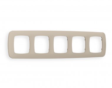 Фотография товара 'Ambrella OF140365 Рамка OMEGA Ecta (Серо-бежевый матовый) 5-ая'