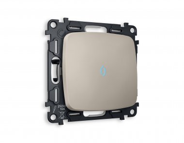 Фотография товара 'Ambrella MO362040 Комплект механизма 1-клавишного проходного выключателя с подсветкой 10000K'