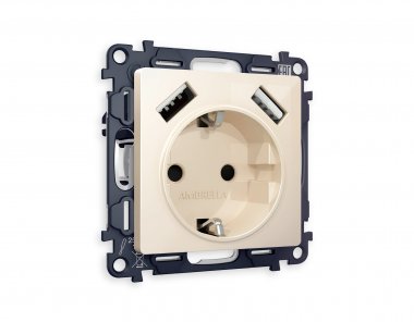 Фотография товара 'Ambrella MA309010 Комплект механизма электрической розетки ALFA'