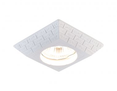 Фотография товара 'Ambrella Встраиваемый точечный светильник белый гипс MR16'