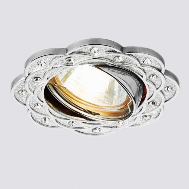 Фотография товара 'Ambrella Встраиваемый точечный светильник хром\серебристый'
