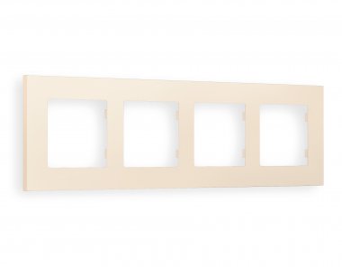 Фотография товара 'Ambrella AF250334 Рамка ALFA Qubi (Бежевый матовый) 4-ая'