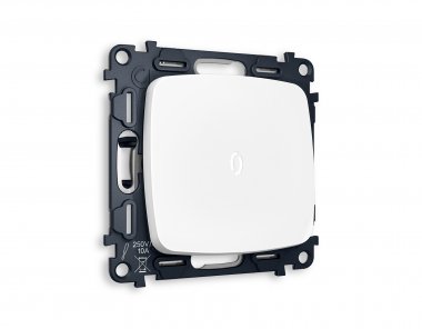 Фотография товара 'Ambrella MO122035 Комплект механизма 1-клавишного проходного выключателя с подсветкой 5600K'