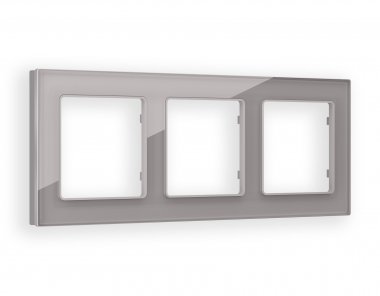 Фотография товара 'Ambrella AF330503 Рамка ALFA Platos (Сталь Стекло органическое) 3-ая'