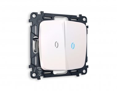 Фотография товара 'Ambrella MO204020 Комплект механизма 2-клавишного выключателя с подсветкой 10000K'