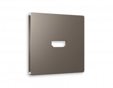 Фотография товара 'Ambrella AP6440 Лицевая панель ALFA (Темная бронза матовый) для HDMI розетки'