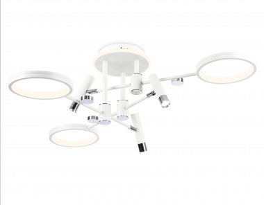 Фотография товара 'Ambrella FL51646 Потолочный светодиодный светильник с пультом управления 76W 3000K-6400K'