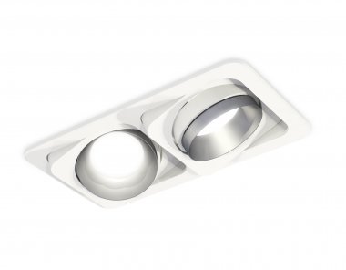 Фотография товара 'Ambrella XC7663023 Комплект встраиваемого поворотного светильника SWH/MCH'