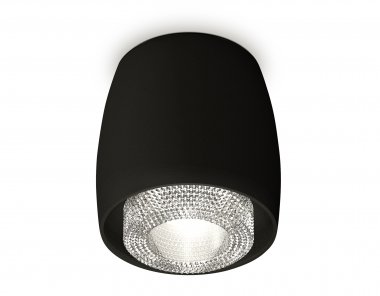 Фотография товара 'Ambrella XS1142020 Комплект накладного светильника с композитным хрусталем SBK/CL'