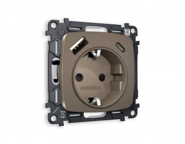 Фотография товара 'Ambrella MO640010 Комплект механизма электрической розетки OMEGA VM160)'