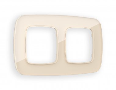 Фотография товара 'Ambrella OF350302 Рамка OMEGA Radian (Бежевый Стекло закаленное натуральное) 2-ая'