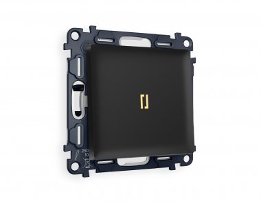 Фотография товара 'Ambrella MA802030 Комплект механизма 1-клавишного проходного выключателя с подсветкой 3200K'