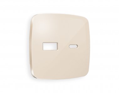 Фотография товара 'Ambrella OP3110 Лицевая панель OMEGA (Бежевый глянец) для розетки 2USB'