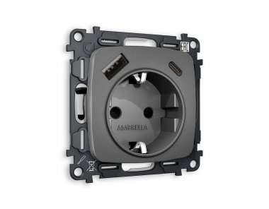 Фотография товара 'Ambrella MO660010 Комплект механизма электрической розетки OMEGA'