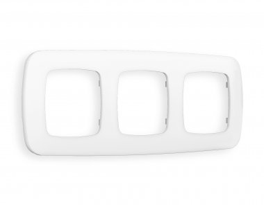 Фотография товара 'Ambrella OF140123 Рамка OMEGA Ecta (Белый матовый) 3-ая'