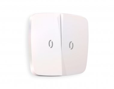 Фотография товара 'Ambrella OP2040 Лицевая панель OMEGA (Жемчуг) для 2-клавишных выключателей'