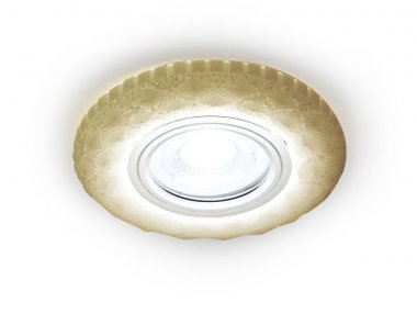 Фотография товара 'Ambrella Встраиваемый точечный светильник со светодиодной лентой MR16+3W(LED WHITE)'