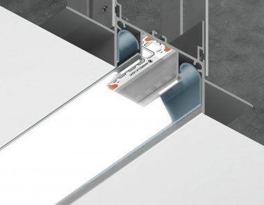 Фотография товара 'Ambrella GP4000AL Алюминиевый профиль для натяжного потолка 2000*72.2*34'