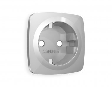 Фотография товара 'Ambrella OP4060 Лицевая панель OMEGA (Серебро глянец) для электрической розетки'