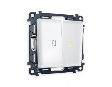 Фотография товара 'Ambrella MA124010 Комплект механизма 2-клавишного выключателя с подсветкой 3200K'