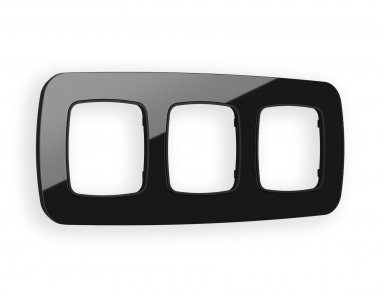 Фотография товара 'Ambrella OF350803 Рамка OMEGA Radian (Черный Стекло закаленное натуральное) 3-ая'