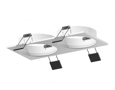 Фотография товара 'Ambrella C7635 Корпус светильника встраиваемый для насадок D70mm'