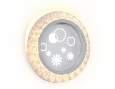 Фотография товара 'Ambrella FA272 Настенный светодиодный светильник с хрусталем 3000K+6400K'