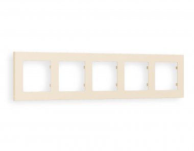 Фотография товара 'Ambrella AF220335 Рамка ALFA Techno (Бежевый матовый) 5-ая'