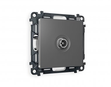 Фотография товара 'Ambrella MA663030 Комплект механизма TV розетки проходной ALFA'