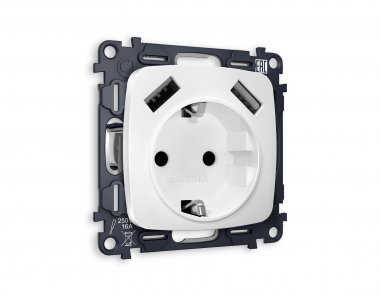 Фотография товара 'Ambrella MO129010 Комплект механизма электрической розетки OMEGA'