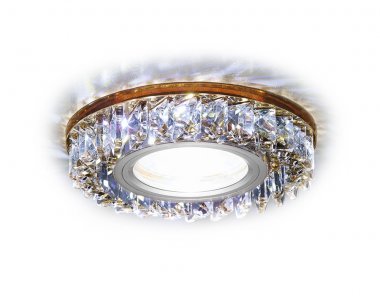 Фотография товара 'Ambrella S255 BR Встраиваемый точечный светильник со светодиодной лентой MR16+3W'