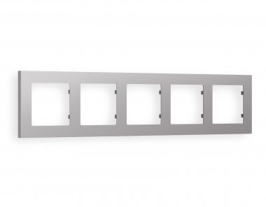 Фотография товара 'Ambrella AF220505 Рамка ALFA Techno (Сталь матовый) 5-ая'