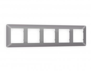 Фотография товара 'Ambrella AF110505 Рамка ALFA Line (Сталь матовый) 5-ая'