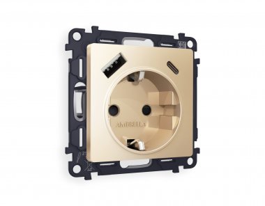 Фотография товара 'Ambrella MA610010 Комплект механизма электрической розетки ALFA'