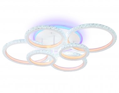 Фотография товара 'Ambrella FA9528 Светильник потолочный светодиодный с RGB подсветкой и пультом 160W'