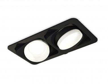 Фотография товара 'Ambrella XC7664020 Комплект встраиваемого поворотного светильника SBK/SWH'