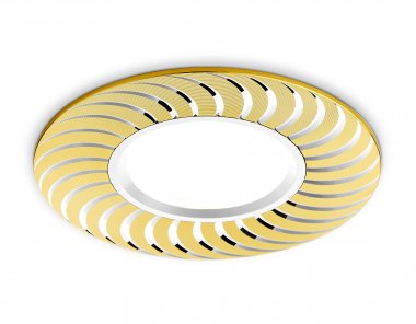 Фотография товара 'Ambrella Встраиваемый потолочный точечный светильник золото/алюминий'