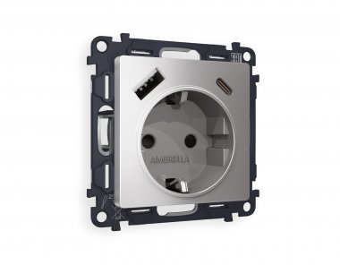 Фотография товара 'Ambrella MA510010 Комплект механизма электрической розетки ALFA'