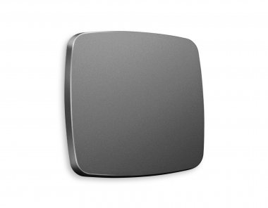 Фотография товара 'Ambrella OP6510 Лицевая панель OMEGA (Антрацит серый) для 1-клавишных выключателей'
