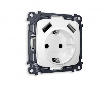 Фотография товара 'Ambrella MO109010 Комплект механизма электрической розетки OMEGA'