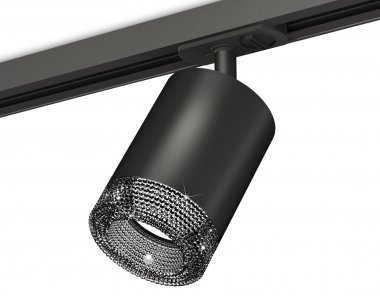 Фотография товара 'Ambrella XT7422010 Комплект трекового светильника с композитным хрусталем SBK/BK'