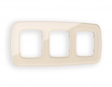 Фотография товара 'Ambrella OF320303 Рамка OMEGA Radian (Бежевый Стекло органическое) 3-ая'