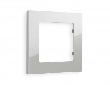 Фотография товара 'Ambrella AF220401 Рамка ALFA Techno (Серебро глянец) 1-ая'