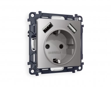 Фотография товара 'Ambrella MA509010 Комплект механизма электрической розетки ALFA'
