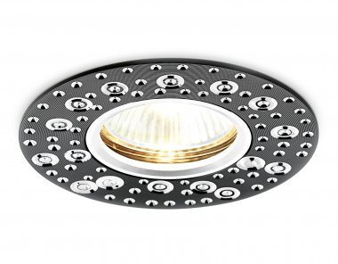 Фотография товара 'Ambrella Встраиваемый потолочный точечный светильник сатин/черный MR16'