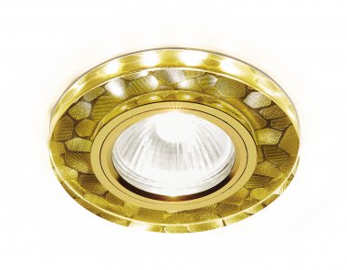 Фотография товара 'Ambrella S222 WH/G/WA Встраиваемый точечный светильник со светодиодной лентой MR16+3W'